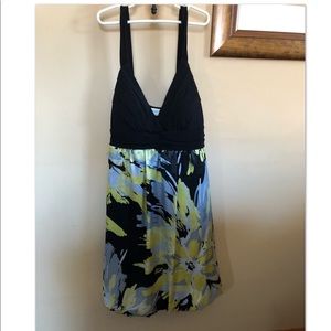 Black and yellow dress